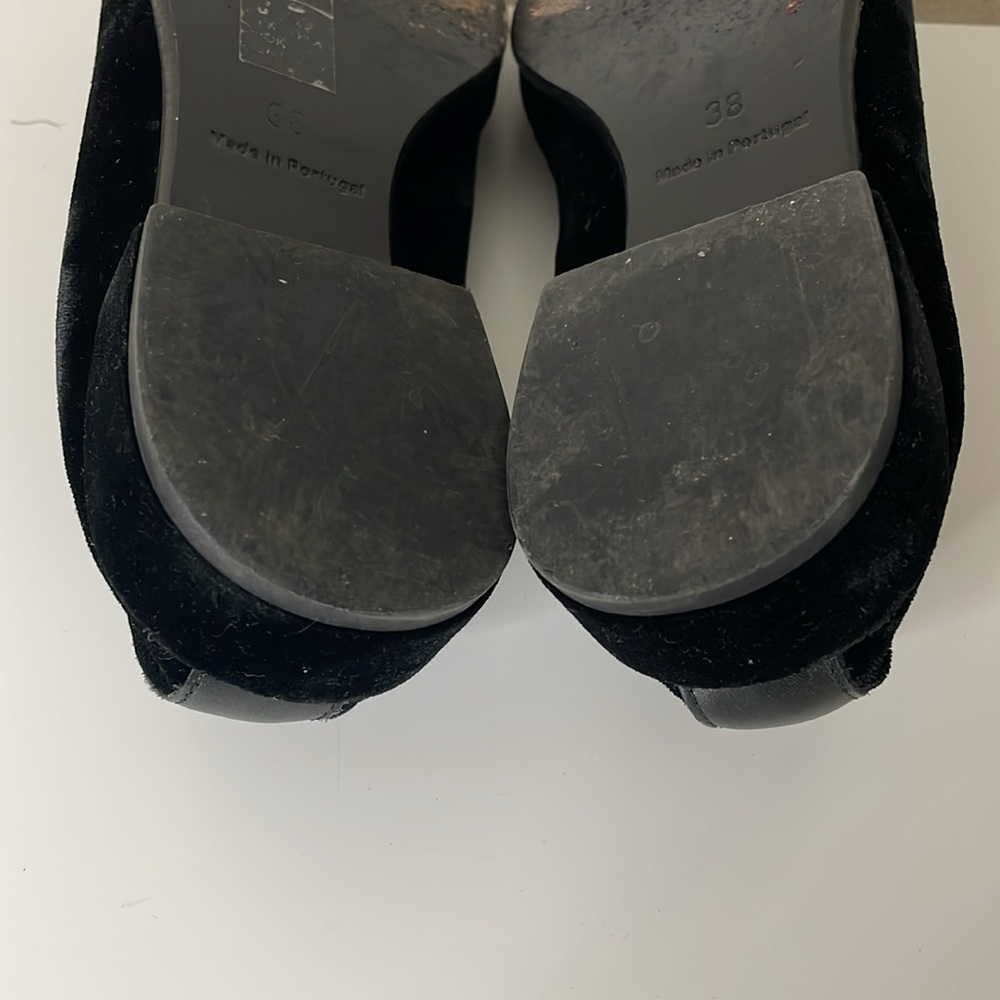 COS Black Velvet Women's Shoes - Picture 11 of 12